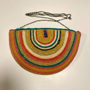 Multicolor Rainbow Crossbody Bag